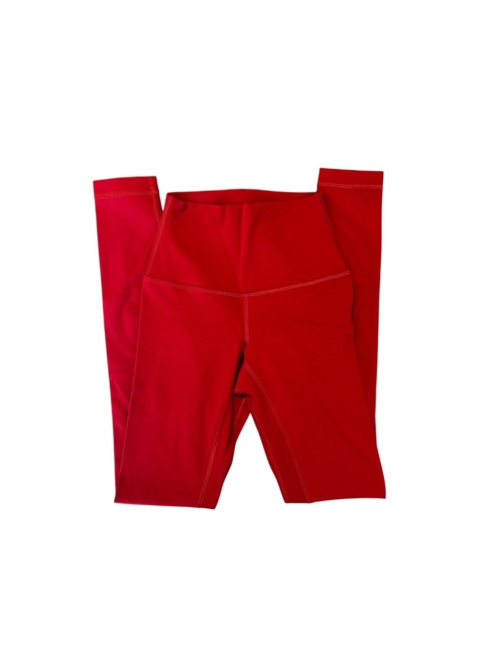 Red/orange lululemon align leggings